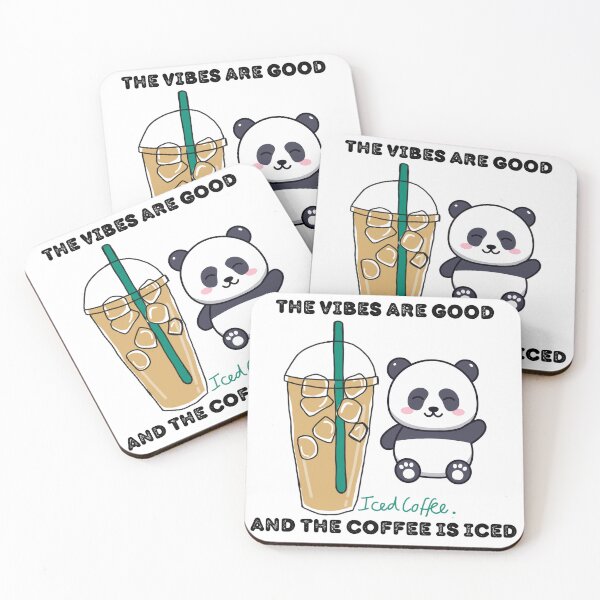 Item preview, Copy of The Vibes Are Good And The Coffee Is Iced designed and sold by madraso.