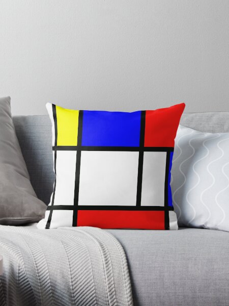 Item preview, Piet Mondrian "Composition 2" | Color Block with Red Yellow and Blue designed and sold by Gascondi.