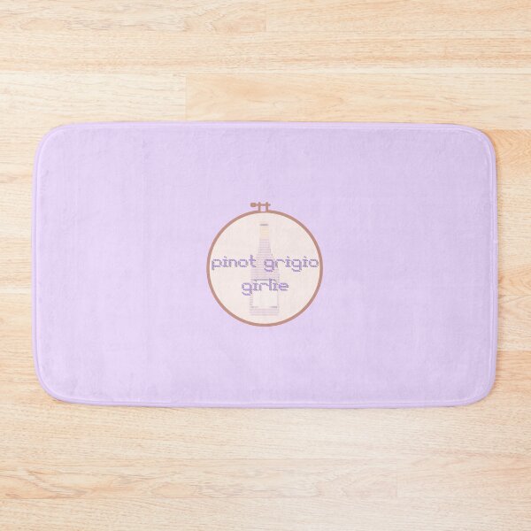 Item preview, Pinot Grigio Girlie Embroidery Hoop designed and sold by Pink Ribbon.