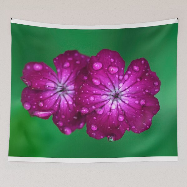 Item preview, Purple flowers on green background designed and sold by olena2552.