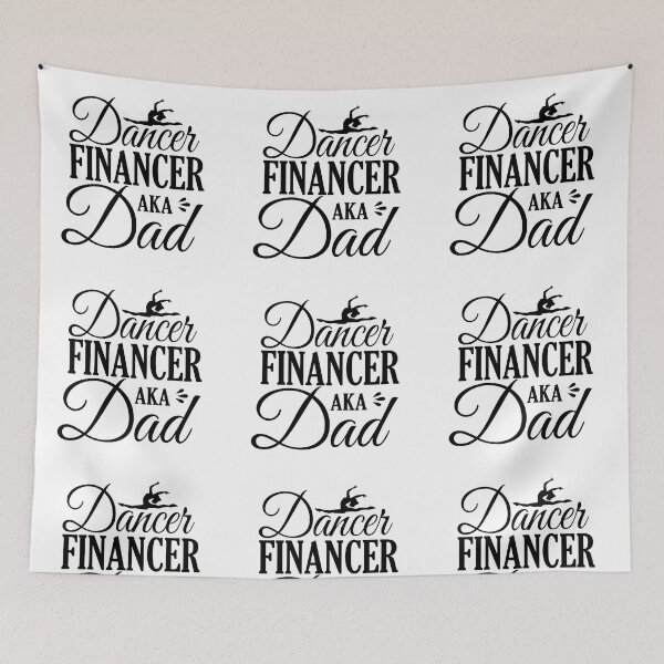 Item preview, Dancer Financer Aka Dad Ballet Diva Belle Dance Love Dancing Gift Premium Apparel Funny Xmas designed and sold by DesignByHeartUK.