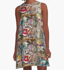 graffiti wall A-Line Dress