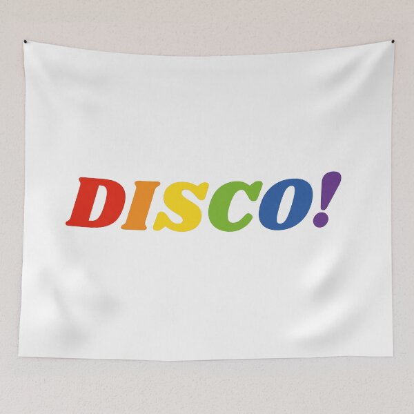 Item preview, DISCO - rainbow text designed and sold by Inspirationmotivation.