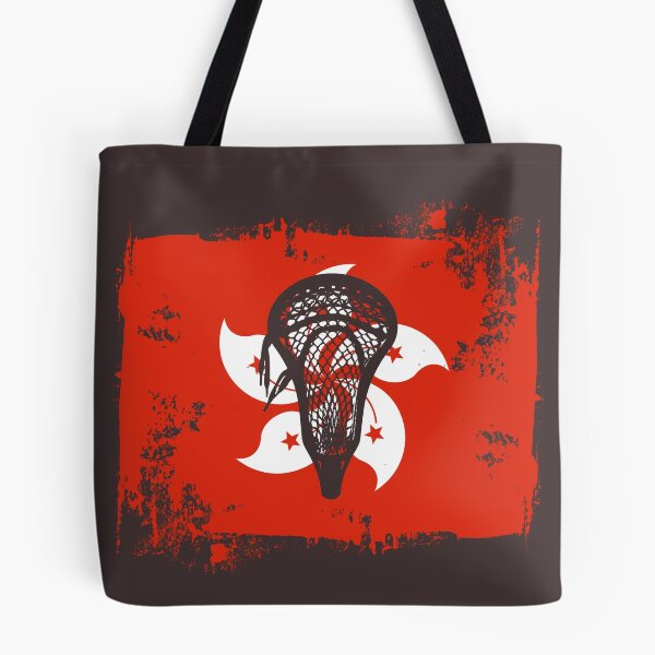 Item preview, Lacrosse Flag with Stickhead - Hong Kong designed and sold by Lax-Love.