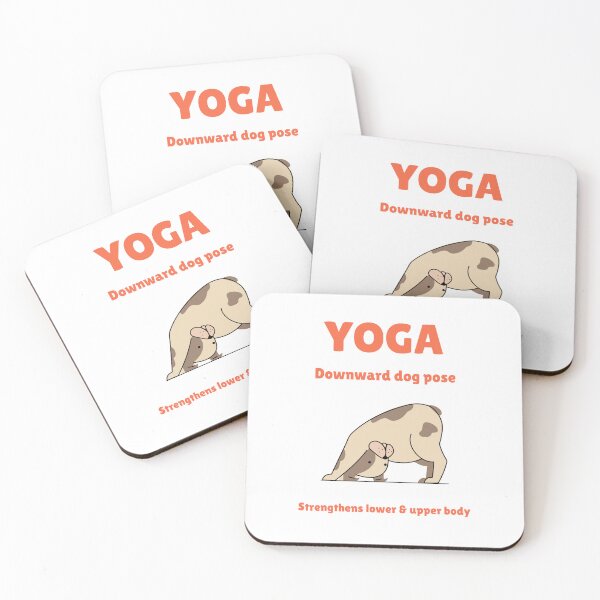 Item preview, Yoga Downward dog pose.  designed and sold by UnstoppableShpy.
