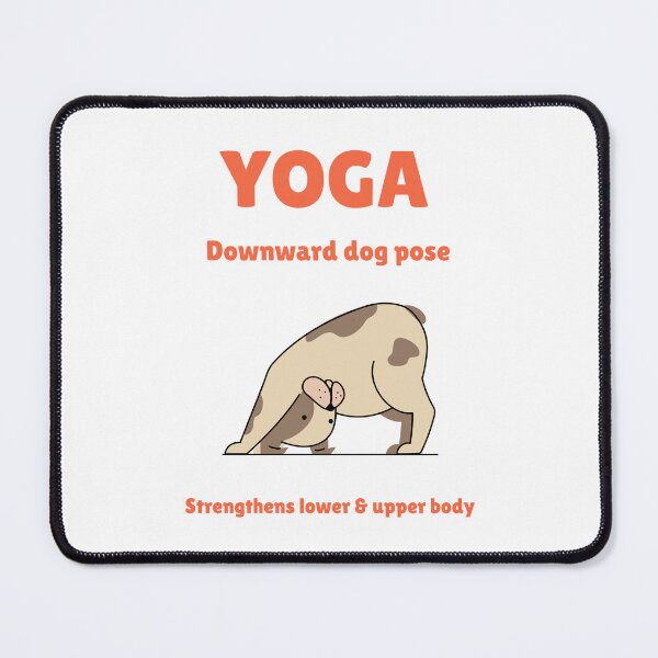 Item preview, Yoga Downward dog pose. designed and sold by UnstoppableShpy.