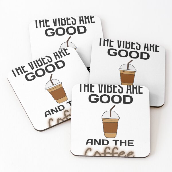 Item preview, The Vibes Are Good And The Coffee Is Iced designed and sold by MrJArts.