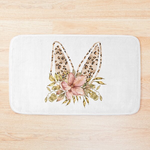 Item preview, Cute floral bunny ears watercolor illustration designed and sold by tiana-geo.
