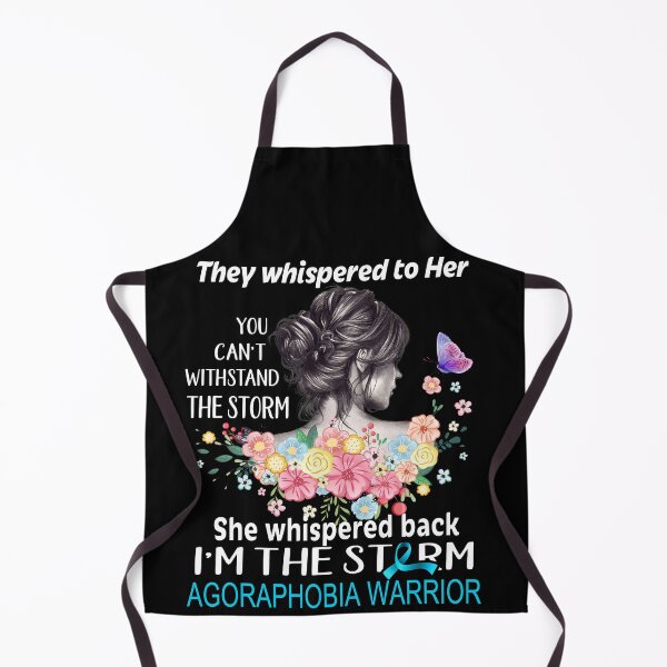 Item preview, Agoraphobia Warrior Whispered Back I'm The Storm Agoraphobia Awareness designed and sold by Hatjar.