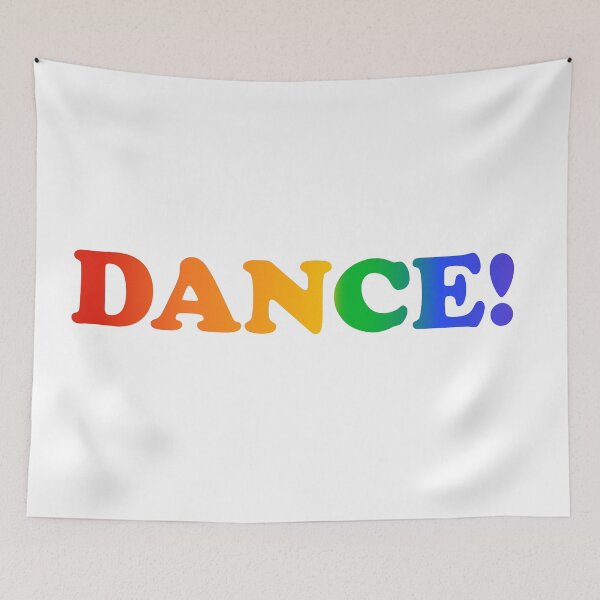 Item preview, DANCE - rainbow text  designed and sold by Inspirationmotivation.