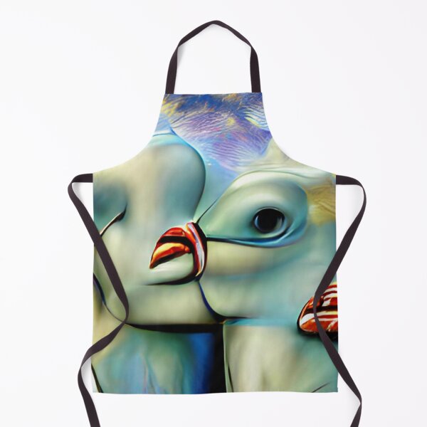 Artikelvorschau, rote lippen blauer himmel surreal abstrakt original art entworfen und verkauft von Surrealarts727.