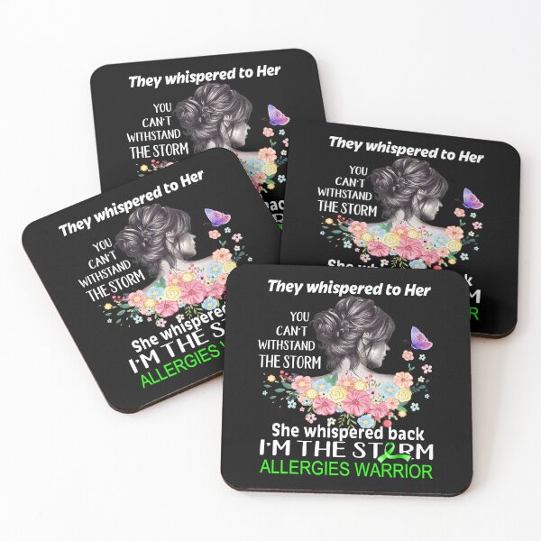 Item preview, Allergies Warrior Whispered Back I'm The Storm Allergies Awareness designed and sold by Hatjar.