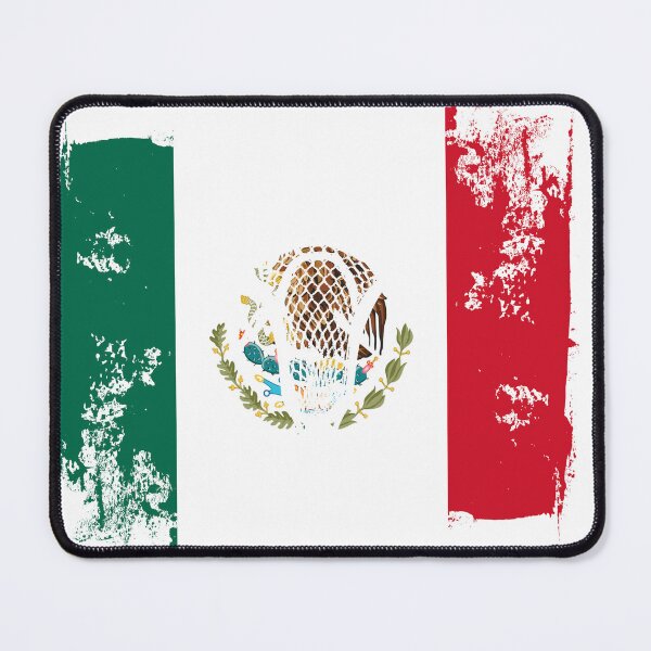 Item preview, Lacrosse Flag with Stickhead - Mexico designed and sold by Lax-Love.