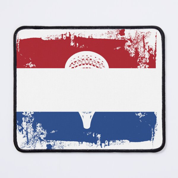 Item preview, Lacrosse Flag with Stickhead - Netherland designed and sold by Lax-Love.