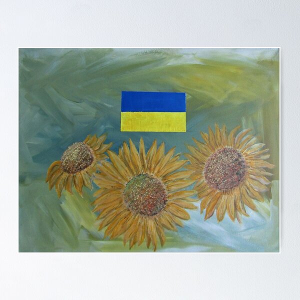 Item preview, the flag of hope Ukraine  designed and sold by lumuart.