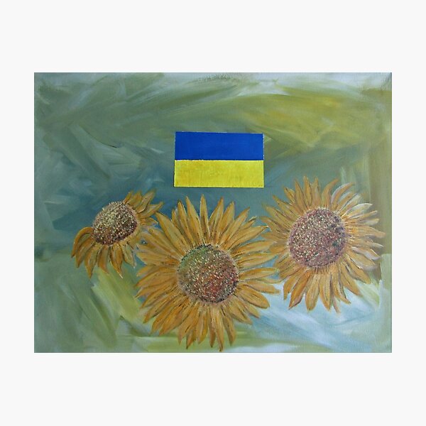 Item preview, the flag of hope Ukraine  designed and sold by lumuart.