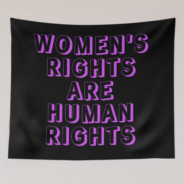 Item preview, Womens Rights are Human Rights - pro choice feminism designed and sold by Inspirationmotivation.