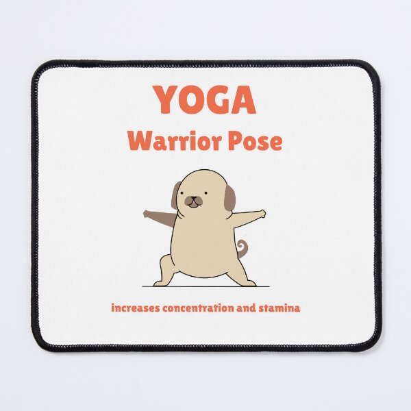 Item preview, Yoga Warrior pose designed and sold by UnstoppableShpy.