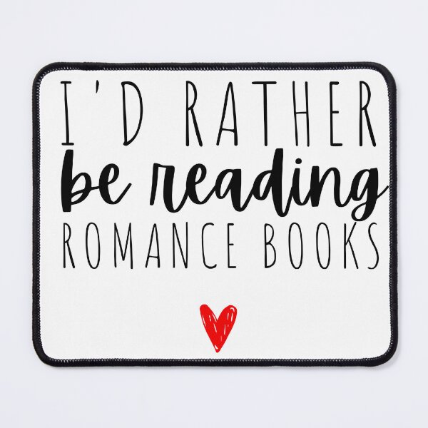 Item preview, I'd rather be reading romance books designed and sold by Oreo2020 Creations.