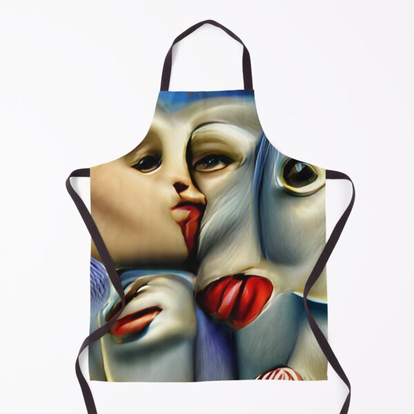 Artikelvorschau, rote lippen blauer himmel surreal abstrakt original art entworfen und verkauft von Surrealarts727.