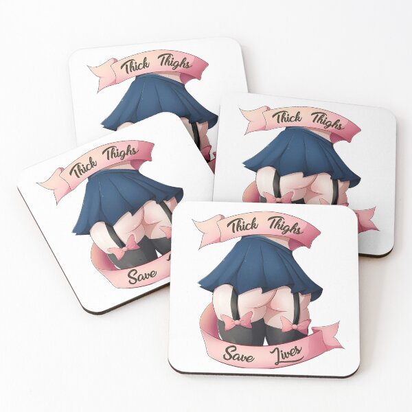 Item preview, Thick Thighs Save Lives funny hot anime designed and sold by marcousrok.