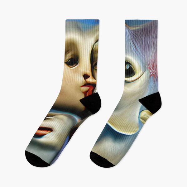 Item preview, red lips blue sky surreal abstract original art designed and sold by Surrealarts727.