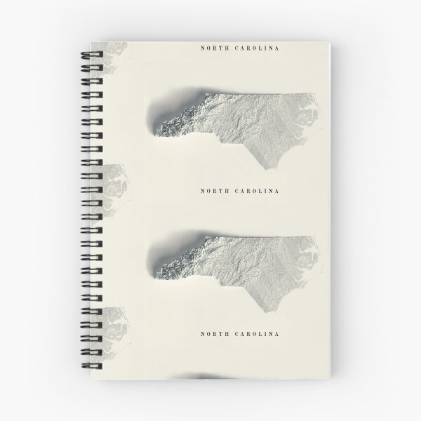 Item preview, North Carolina, USA Relief Map 3D digitally-rendered designed and sold by ThinkAboutMaps.