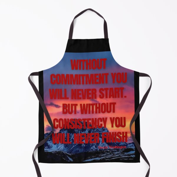 Item preview, Without commitment you will never start, but without consistency you will finish designed and sold by Pugnaciousprint.