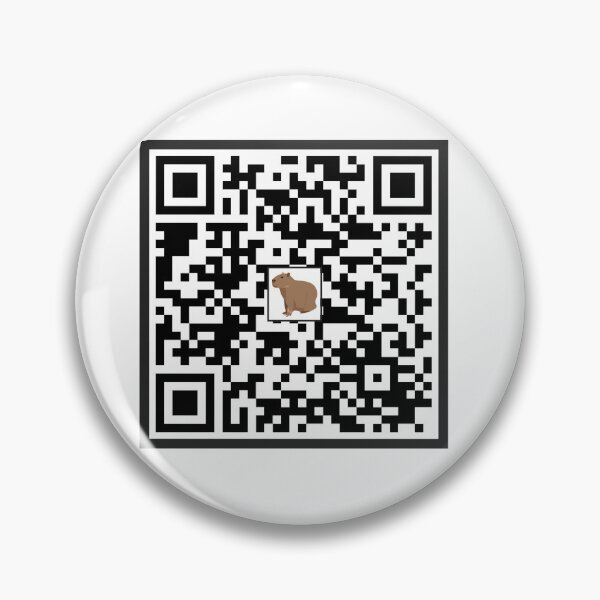 Item preview, Random capybara fact qr-code. Random capybara designed and sold by T-Look.