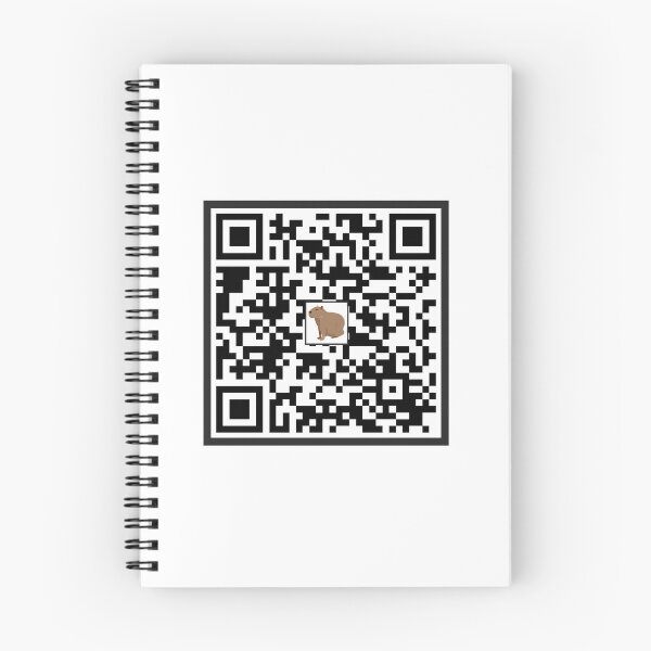 Item preview, Random capybara fact qr-code. Random capybara designed and sold by T-Look.