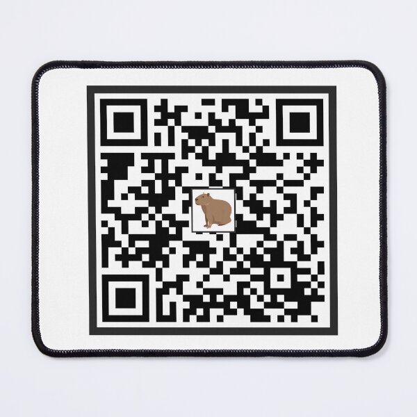 Item preview, Random capybara fact qr-code. Random capybara designed and sold by T-Look.