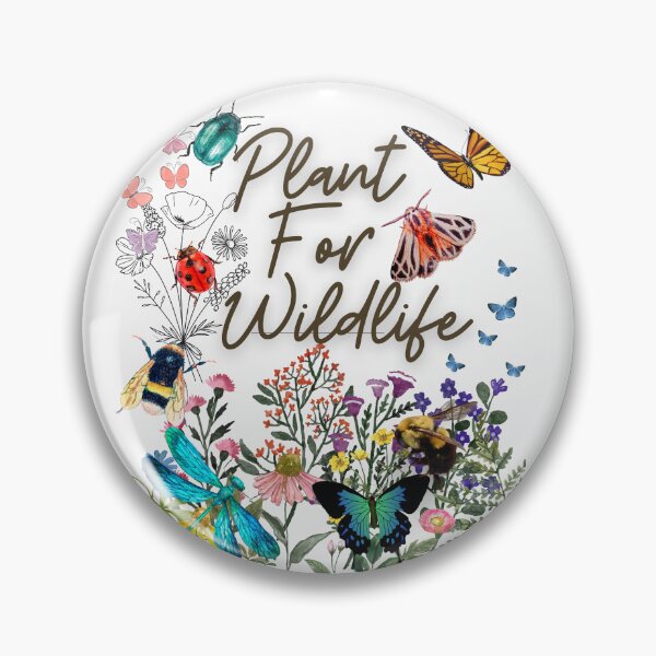 Item preview, Plant For Wildlife Pollinator Colorful Eco-Friendly Design designed and sold by EarthArtDesigns.