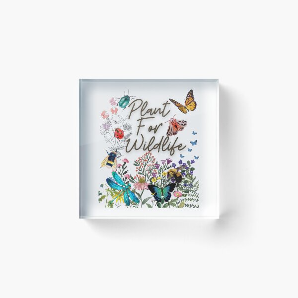 Item preview, Plant For Wildlife Pollinator Colorful Eco-Friendly Design designed and sold by EarthArtDesigns.
