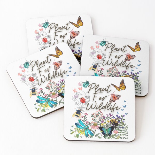 Item preview, Plant For Wildlife Pollinator Colorful Eco-Friendly Design designed and sold by EarthArtDesigns.