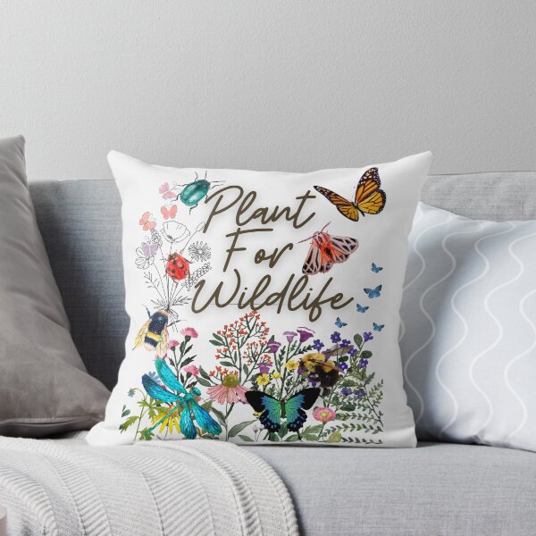 Item preview, Plant For Wildlife Pollinator Colorful Eco-Friendly Design designed and sold by EarthArtDesigns.