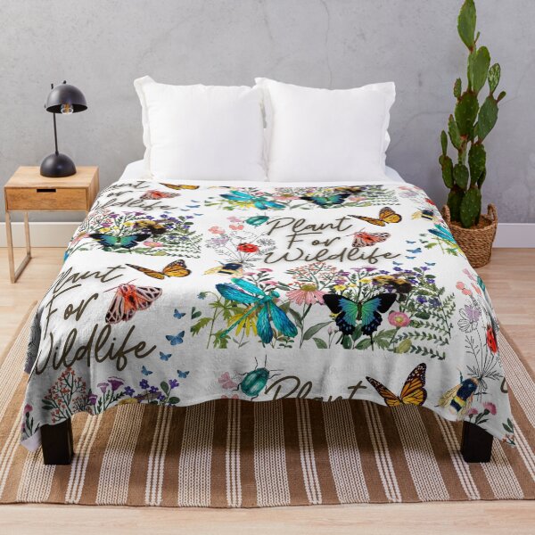 Item preview, Plant For Wildlife Pollinator Colorful Eco-Friendly Design designed and sold by EarthArtDesigns.