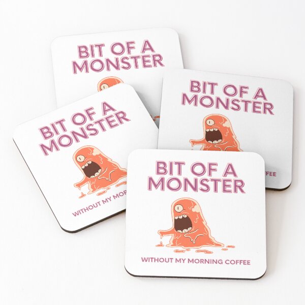 Item preview, Bit of a monster without my morning coffee designed and sold by Soofingscapes.