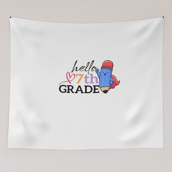Item preview, Hello 7th Grade designed and sold by FantasticBee.