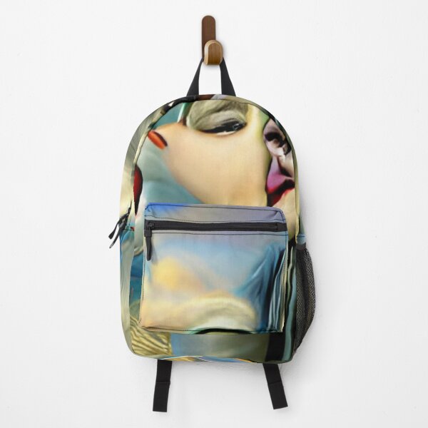 Artikelvorschau, rote lippen blauer himmel surreal abstrakt original art entworfen und verkauft von Surrealarts727.
