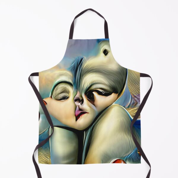 Artikelvorschau, rote lippen blauer himmel surreal abstrakt original art entworfen und verkauft von Surrealarts727.