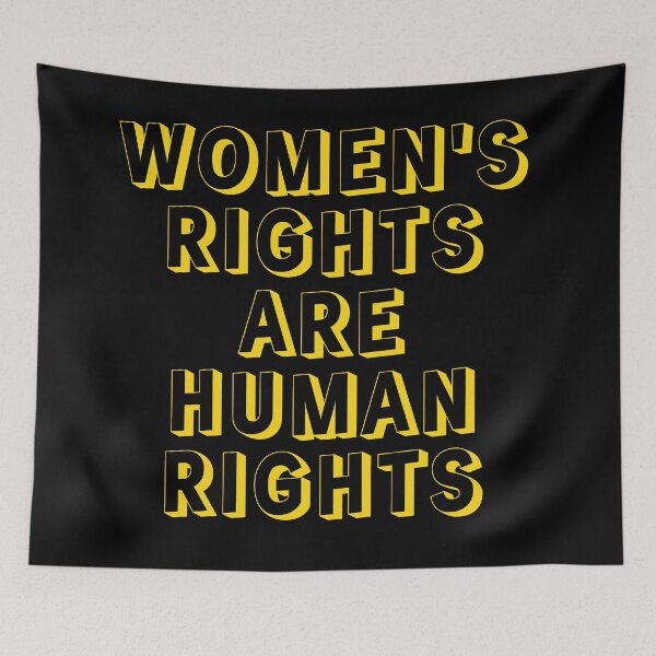 Item preview, Womens Rights are Human Rights - pro choice feminism designed and sold by Inspirationmotivation.