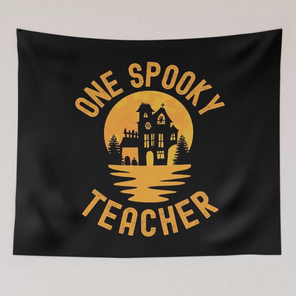 Item preview, Halloween Teacher - One Spooky Teacher - School Halloween Party, Autumn Teacher, Fall Teacher designed and sold by jadedscientist.