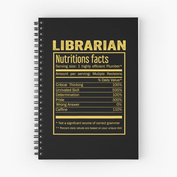 Item preview, Mens Womens librarian birthday Gifts Shirt,Cool librarian Funny Nutrition Facts Mens Womens Christmas Fathers Days Gift, librarian Nutrition Facts designed and sold by xlnv.