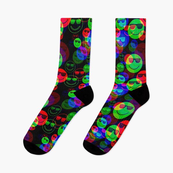 Item preview, RGB Shaded Smile Glitch designed and sold by BigTexFunkadelic.