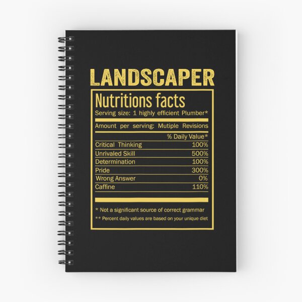 Item preview, Mens Womens landscaper birthday Gifts Shirt,Cool landscaper Funny Nutrition Facts Mens Womens Christmas Fathers Days Gift, landscaper Nutrition Facts designed and sold by xlnv.