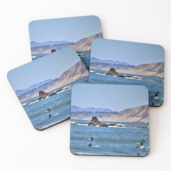 Item preview, Surfers Along the Pacifica Coast, California designed and sold by Martha Sherman.
