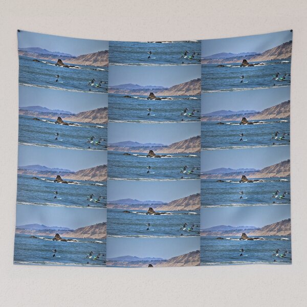 Item preview, Surfers Along the Pacifica Coast, California designed and sold by Martha Sherman.