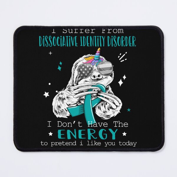 Item preview, Funny Sloth I Suffer From Dissociative Identity Disorder designed and sold by Kohend.