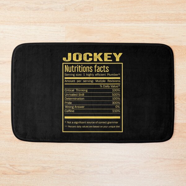 Item preview, Mens Womens jockey birthday Gifts Shirt,Cool jockey Funny Nutrition Facts Mens Womens Christmas Fathers Days Gift, jockey Nutrition Facts designed and sold by xlnv.
