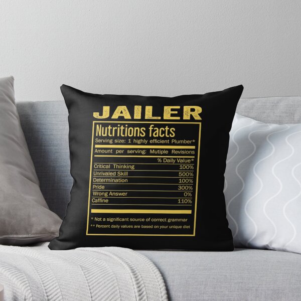 Item preview, Mens Womens jailer birthday Gifts Shirt,Cool jailer Funny Nutrition Facts Mens Womens Christmas Fathers Days Gift, jailer Nutrition Facts designed and sold by xlnv.